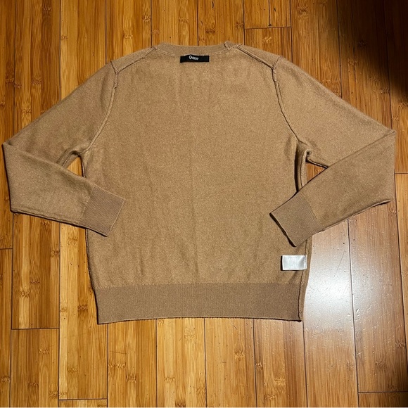 Quince Cashmere Crewneck Sweater Tan Size M - Picture 5 of 12